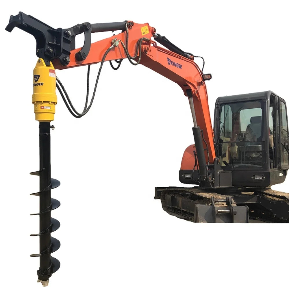 Tree Planting Digging Machine Earth Auger Drill for Skid Steel Loader Excavator