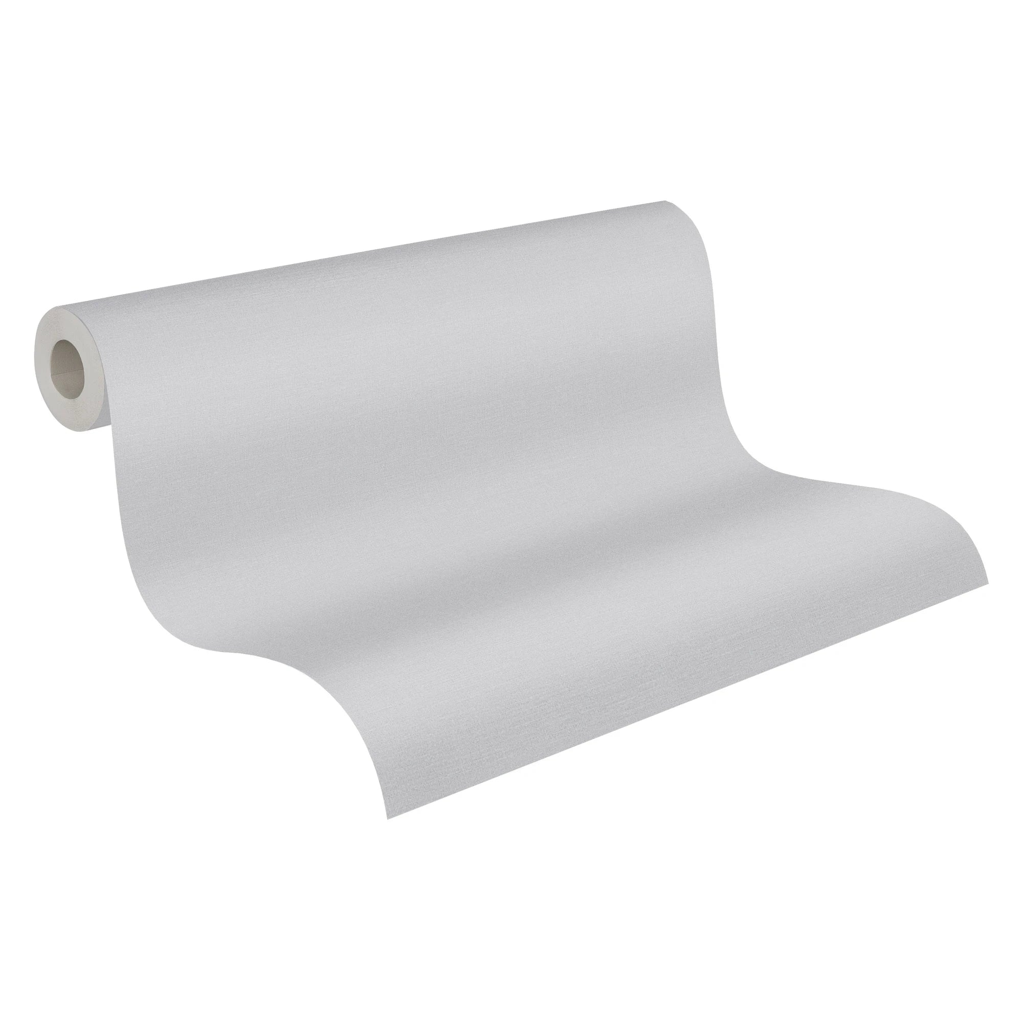 Made in Germany - Pre-Pasted Wallpaper Rolls Plain Colour Light Grey - Non Woven Vinyl - Wallpaper Pre-glued - 1005 x 053 m