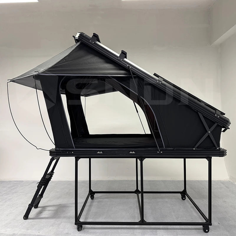 SNDN New Arrival 4x4 Offroad Large Space X Hinge Roof Top Tent Hard Shell Aluminum Quick Automatic Open Hardshell Rooftop Tent