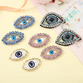 Spot Handmade Beaded Diamond Eyes Diy Cloth Patch Clothing Sewing Cloth Patch Beaded Jewelry