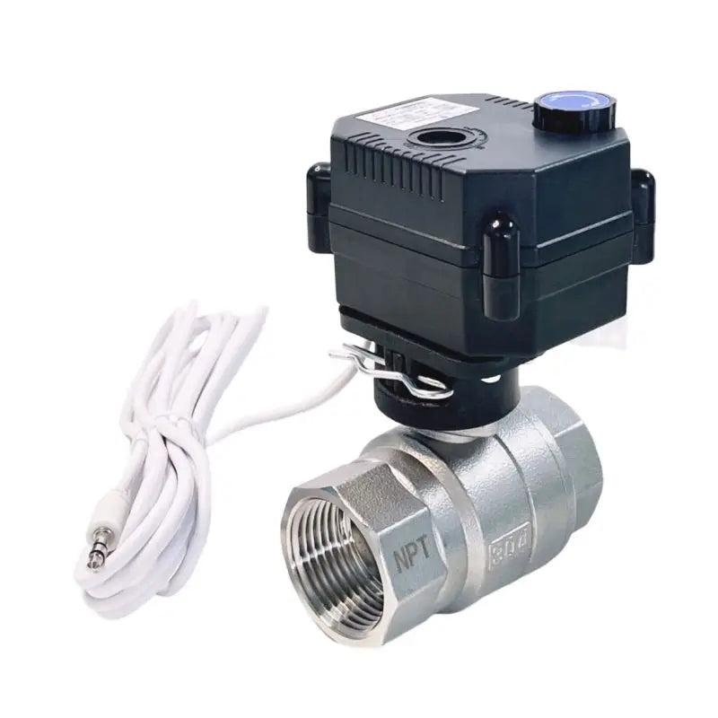 24v Dc Smart Electric Actuator Control Non Return Ball Valve for Thermostat Water Leakage Detection System