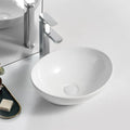 Customized Size Modern Design Art Washing Basin Low Price Commercial Porcelain Single-Hole Faucet Mount for Hotel Bathroom Sink