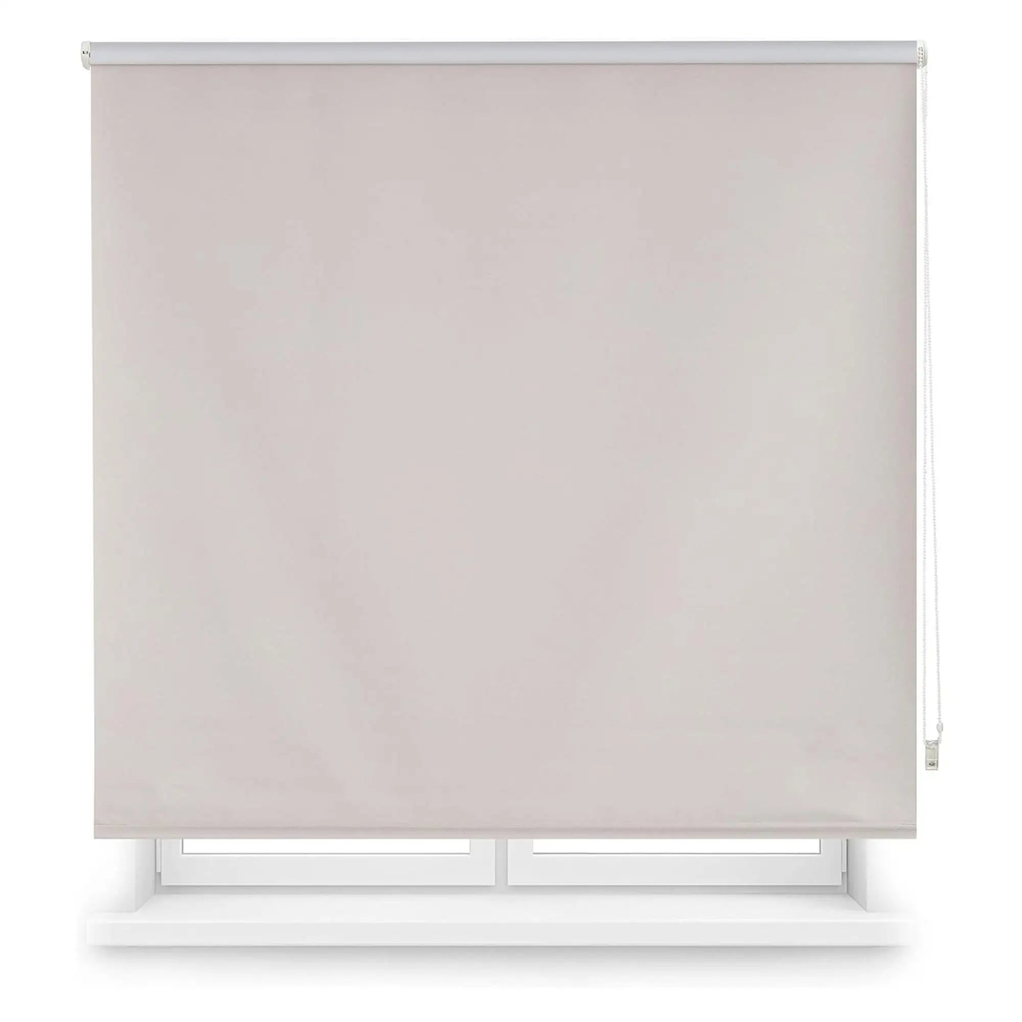 Well Home Plain Blackout Roller Blind - Grey 110 x 175cm (width x length)/Fabric size 107 x 170cm