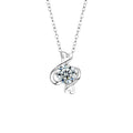 2025 New Arrival Fashion Jewelry Necklace Sterling Silver Moissanite Simple Design Shoroscope Necklace for Women Gift