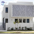 Customized Exterior Decorative CNC Laser Cut Metal Panels for Outdoor Facade Cladding 3D Modeling Services Available