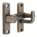 Vintage Antique Bronze Sliding Window Door Lock Handle Zinc Alloy Metal Security Latch Guard  for Wooden Box
