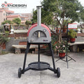 Large Capacity New Style Gas Clay Pizza Tandoor Oven Excellent Insulation BBQ Grills