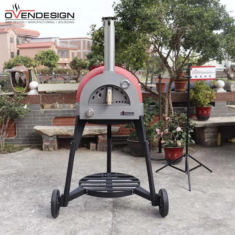 Large Capacity New Style Gas Clay Pizza Tandoor Oven Excellent Insulation BBQ Grills