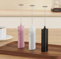 Portable Eco-Friendly Stainless Steel Minimalist Electric Handheld Milk Frother Machine-3 Colors Easy to Go for Home Use