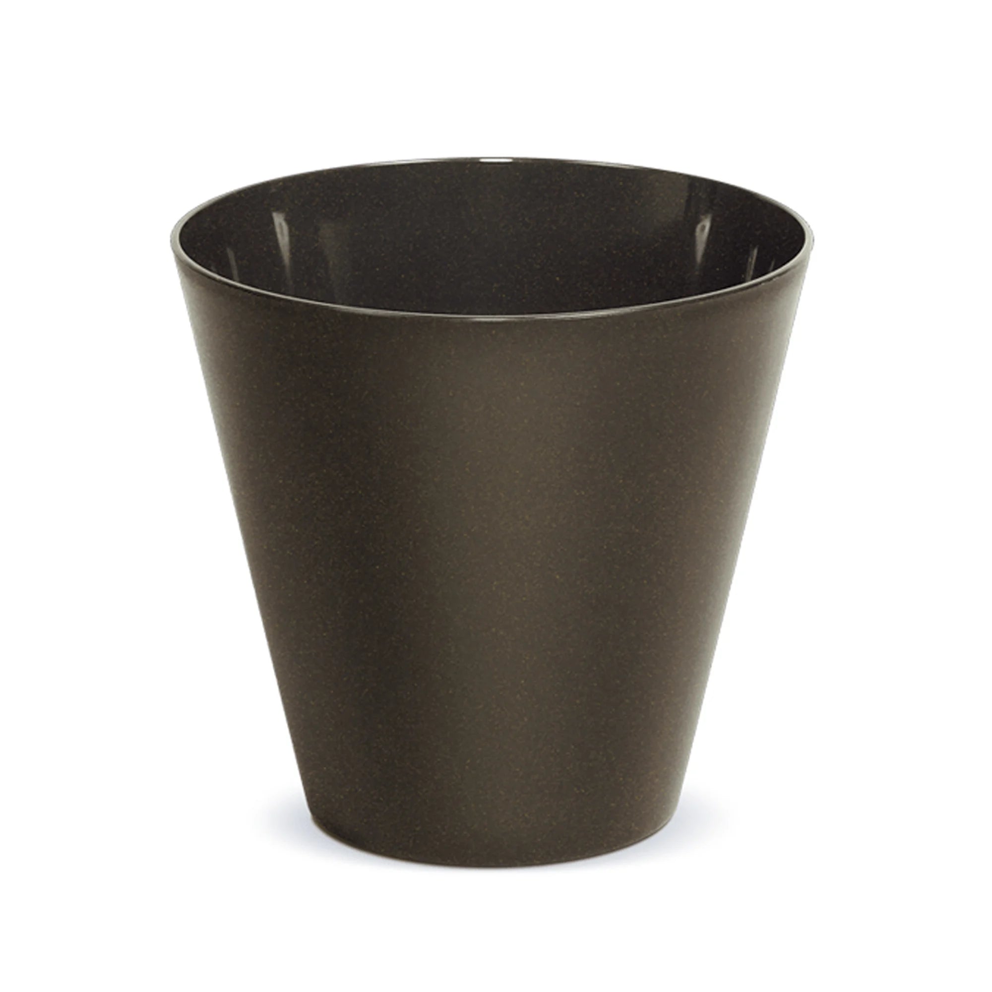 Round flower pot without reservoir 20x20x18.7 cm capacity of 3.5 L.