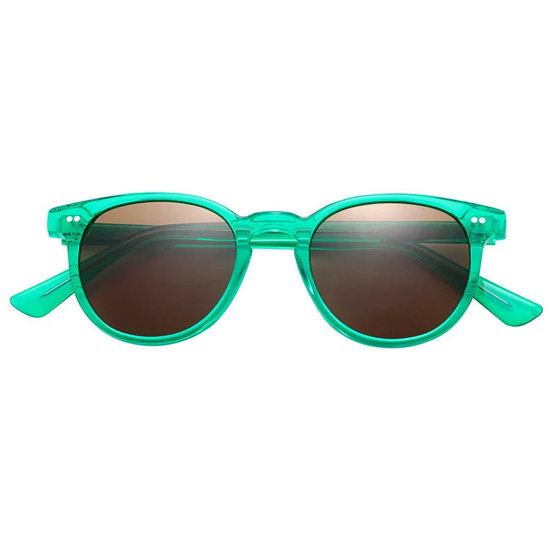 Stylish Vintage Acetate Sunglasses for Women Delicate Polarized Lenses Light Weight Fashion Trend Optical Personality