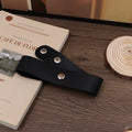 Adjustable PU Leather Horse Whip Holster Portable Belt Loop Bullwhip Holder With Buckle Functional Riding Accessory for Men