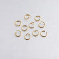 1.2X10MM Silver/Gold Rose/Gold Stainless Steel Jewelry Findings & Components Jump Open Ring DIY Accessories