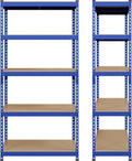 5 Level Metal Heavy Duty Racking Boltless Storage Rack Storage Shelves Metal Industrial Boltless Shelve Storage Racks for Home