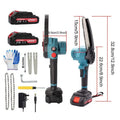 Electric Mini Chain Saw Cordless Power Hand Saw with 21V Battery for Tree Trimming & Wood Cutting Garden Tools 6 Inch