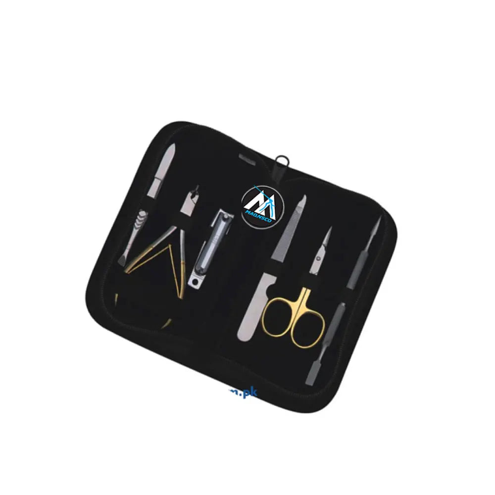 NEW MAQNSCO Durable Stainless Steel Manicure & Pedicure Set in Box