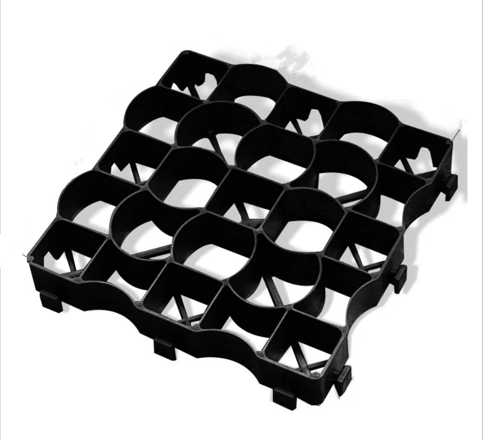 Modern Plastic Grass Paver Lightweight HDPE Turf Pavers and Grass Paving Panels for Park Use 330x330x50mm
