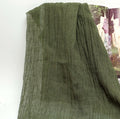 New Design Woven Yarn Dyed 100%linen Fabric 112gsm Lightweight 135cm Breathable Crinkle Pure Linen Fabric for Clothing Garment