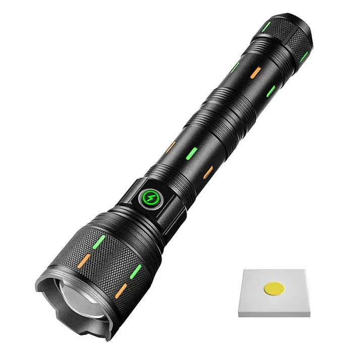 Aeternam White Laser P70 Zoomable Fluorescence Light Waterproof Rechargeable Usb Led Tactical Torch Light Flashlight