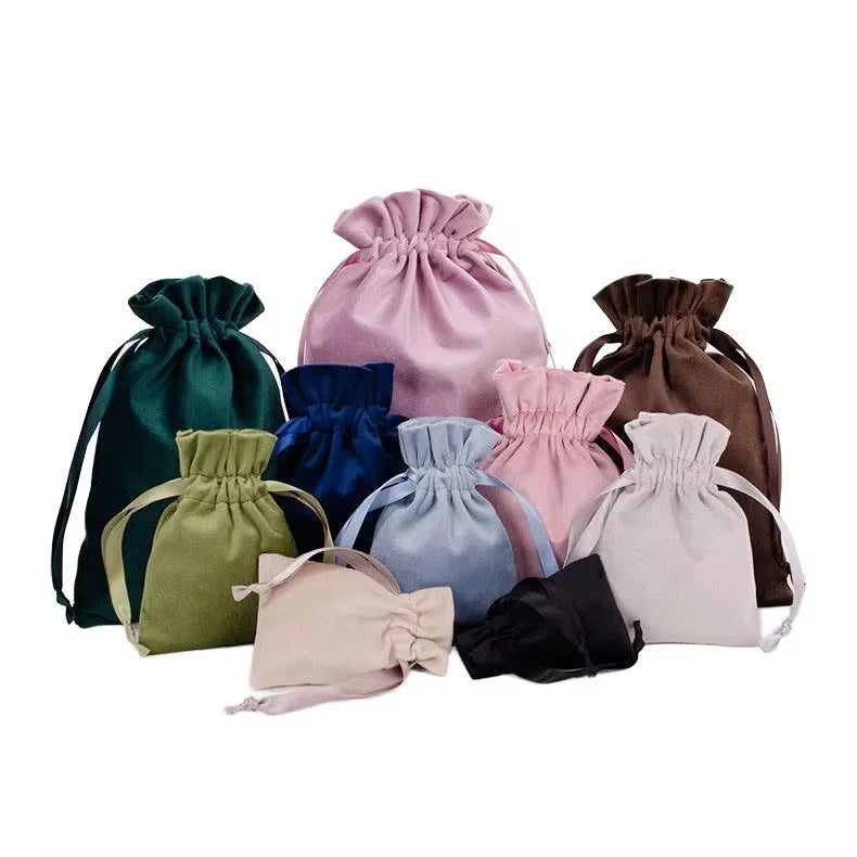 Customization High Quality Promotion Satin Drawstring Screen Printed Dust Cover Bags with Custom Sizes for Cosmetic Wedding Use