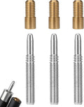 Cueelf Premium Pool Cue Stick Joint Pin Stainless Steel Joint Screw and Brass Sleeve Billiard Cue Joint Pin Pool Cue Accessories