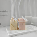 Interesting New Style Beautiful House Shape Silicone Candle Molds Aromatherapy Moulds Soap Making Tool for Making Candle