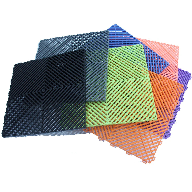 HanYin Manufacturer Customized Portable Car Wash Flooring Modular Floor Tiles for Garage