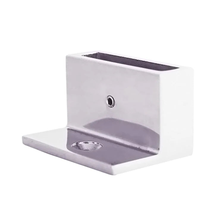 Casting Balcony Glass Railing Hardware Inox Square Connector Stainless Steel Slot Fitting Elbow