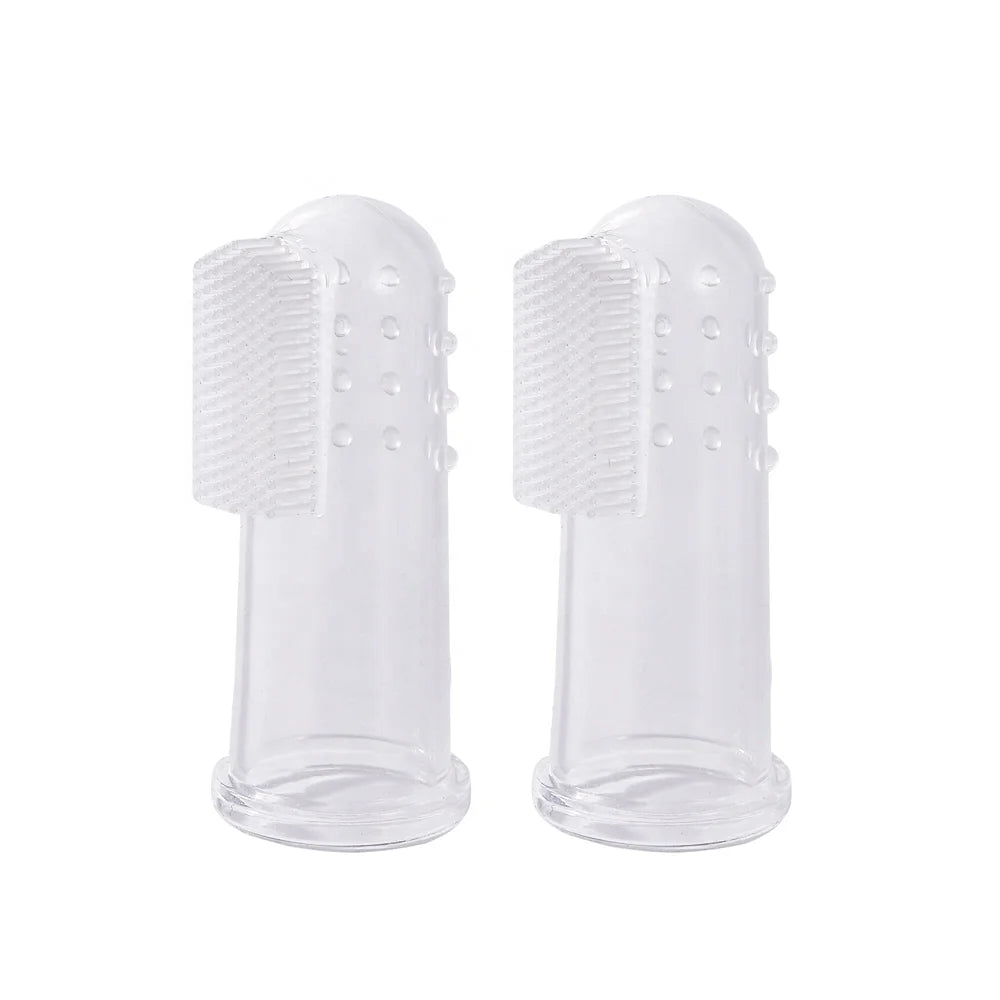 Silicone Finger Dog Cats Toothbrush Tooth Cleaning Tool Finger Toothbrush for Animal