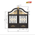Discover stylish iron gates design ideas for homes that enhance beauty provide durability and ensure reliable protection