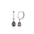 Azuris 925 Sterling Silver Mystic Stone Earrings From Turkey