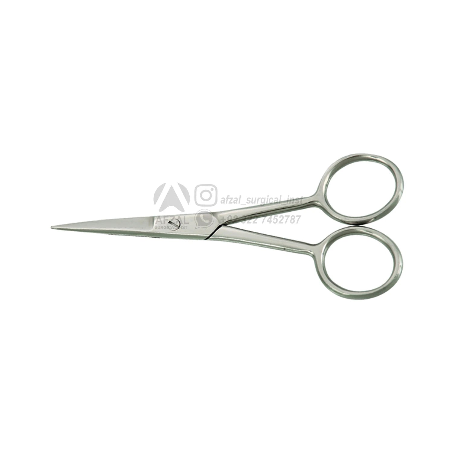 Customized High Quality Sharp Blade Tip Curved Beauty Cuticle Scissors 5" Mirror Polish Stainless Steel Salon Use
