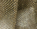 120cm Sparkle Gold Rhinestone Crystal Net Fabric