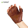 TOPKO Sports Gloves Bodybuilding Gym Gloves Workout Exercise Training Weight Lifting Sports Men Fitness Gloves