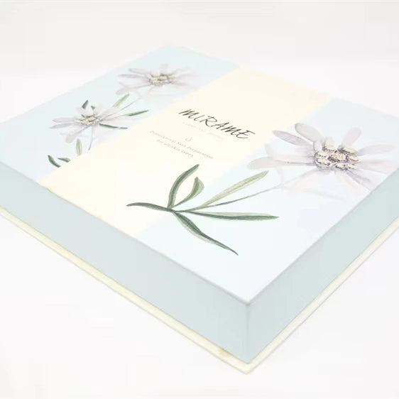 Customized High-End BSCI Certified Cardboard Gift Set Box Sponge Lined Eco-Friendly Design Reusable Portable for Cosmetic