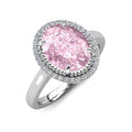 High Quality Fine Jewelry Sterling Silver 925 Big Crushed Ice Stone Wedding Designs Ring for Ladies Women Destiny Jewellery