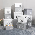 Heavy Duty Storage Boxes Wholesale Custom Corrugated Cardboard Storage Folding Banker Box with Lid