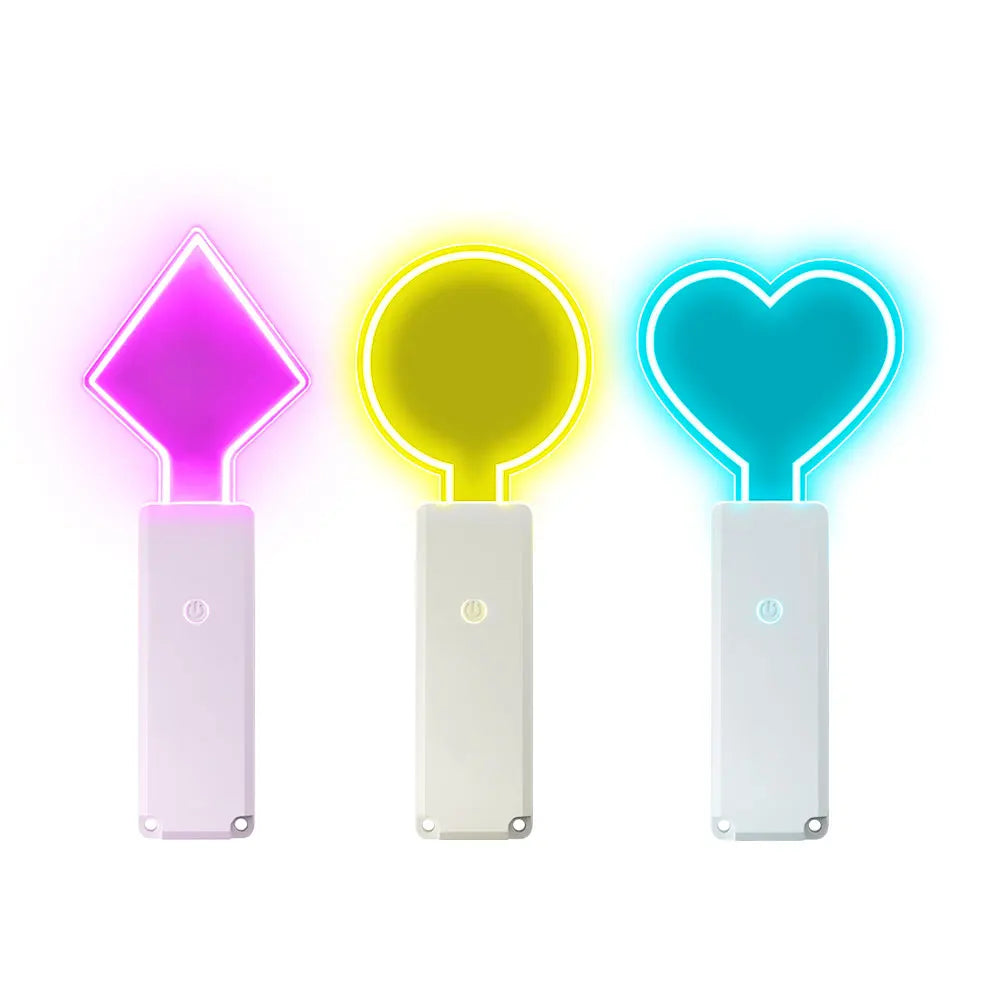 Eco-Friendly Acrylic LED Lightsticks Glow Stick Bracelets Flashlight Wands Multi-color LED Customizable Logo Party Decorations