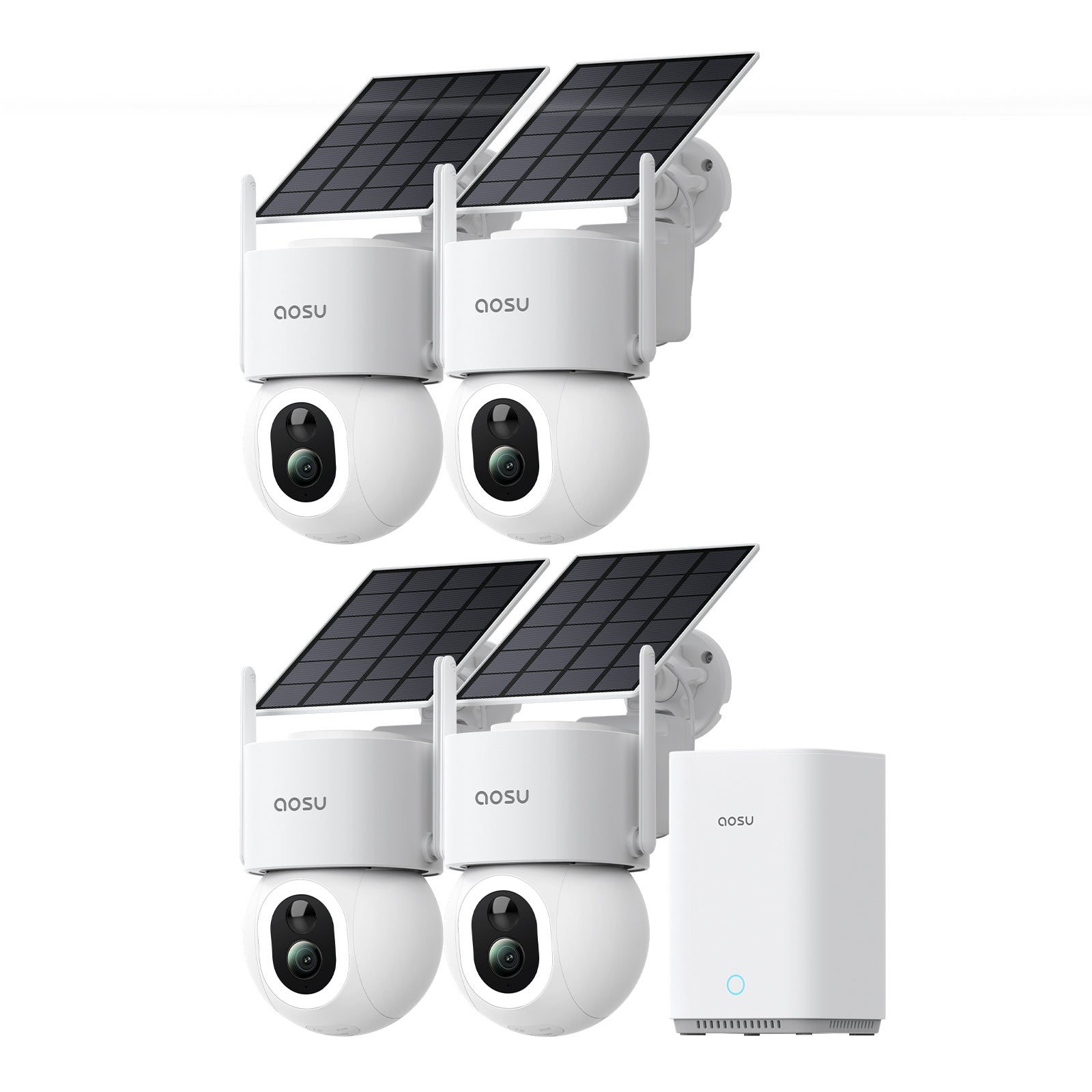 SolarCam Kit D1 Max（with New aosuBase) - 4-Cam Kit MegaBDM