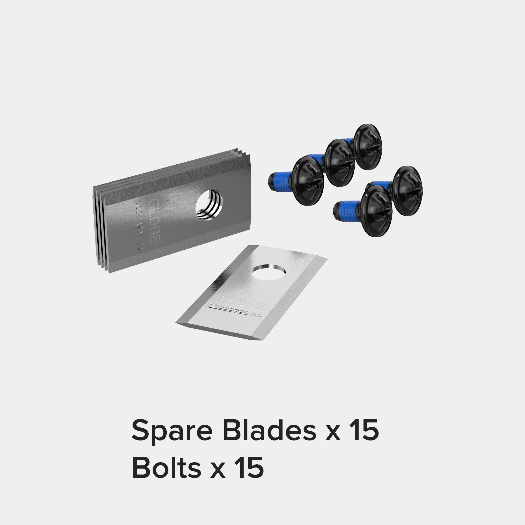 AiMowbot™ Replacement Blades (15-Pack) MegaBDM