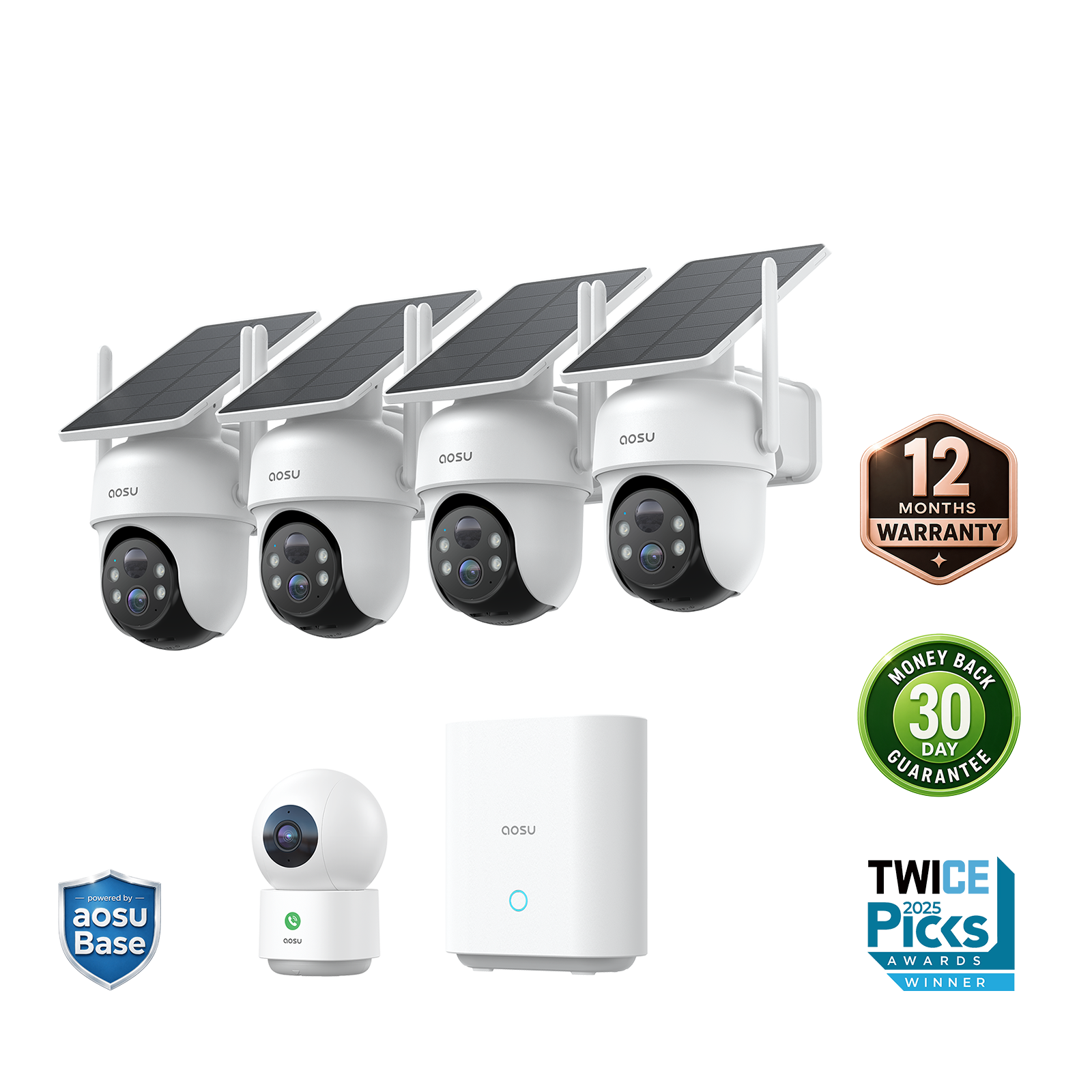 SolarCam D1 Classic Kit + IndoorCam P1 Pro MegaBDM