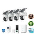SolarCam D1 Classic Kit + Video Doorbell SE + IndoorCam P1 MegaBDM