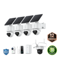 aosu T2 Ultra + Video Doorbell Pro + Floodlight Cam Pro + IndoorCam P1 Pro - aosu T2 Ultra 4-Cam Kit + Video Doorbell Pro + Floodlight Cam Pro + IndoorCam P1 Pro MegaBDM