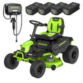 80V 42" CrossoverT Riding Lawn Tractor : (4) 6.0 Ah Batteries and 600-Watt Charger, CRT4282 MegaBDM