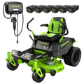 80V 42" Cordless Battery CrossoverZ Zero Turn Lawn Mower, (6) 6Ah Batteries and 600W Wall Charger, CRZ4282 MegaBDM