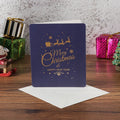 Hot Stamping Merry Christmas Greeting Card Bulk With Custom Design Printing Thanks Gifting Greeting Cards Gift for Christmas