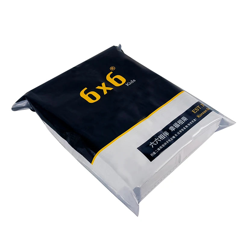 Waterproof Labels Plastic Blue Shipping Supplier Sticker Label Roll Barcode Adhesive Mailer Bag