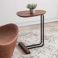 Modern Durable Metal & Wood Living Room Coffee Sofa Side Table-Home Furniture
