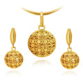 Wholesale Custom Brazilian Gold Plated Jewelry 18k Set Jewelry Necklace Set