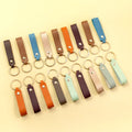 Custom Logo PU Leather Keychain UV Printing with Zinc Alloy Keyring Wholesale Souvenir Gifts Custom Personalized Car Gifts